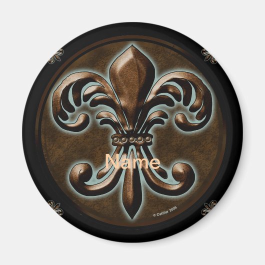 Aimant Fleur De Lis (Devant)