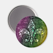 Aimant Fleur de Lis (Recto/Verso)