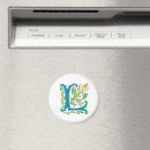 Aimant Fleur de lis L Monogramme (In Situ (Lave-vaisselle))