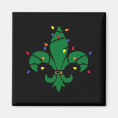 Aimant Fleur De Lis Louisiana New Orleans Lily Symbol Chr (Devant)