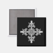 Aimant Fleur de lis Méditation 4 coins (Recto/Verso)