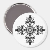 Aimant Fleur de lis Méditation 4 coins (Recto/Verso)