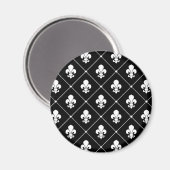 Aimant Fleur De Lis Motif (Recto/Verso)