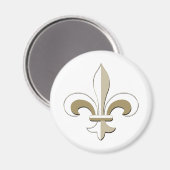 Aimant Fleur de lis - Or (Recto/Verso)