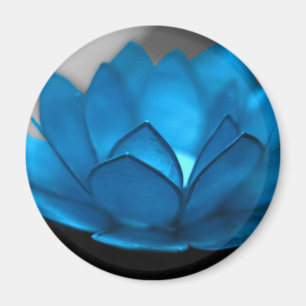 Aimant Fleur de Lotus bleu