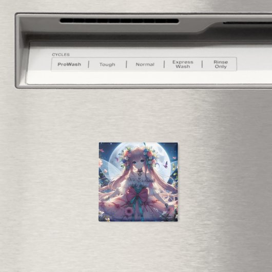 Aimant Fleur de lune d'Anime (In Situ (Lave-vaisselle))