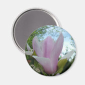 Aimant fleur de magnolia (Recto/Verso)