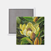 Aimant Fleur de Magnolia (Recto/Verso)