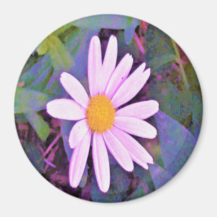 Aimant Fleur de marguerite rose