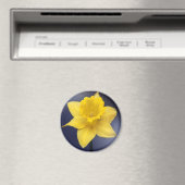 Aimant Fleur de Narcisse jaune peinture à l'aquarelle flo (In Situ (Lave-vaisselle))