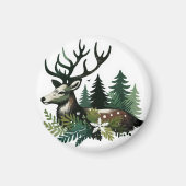 Aimant Fleur de Noël sauvage (Devant)