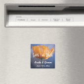 Aimant fleur de pavot jaune sauvage enregistrer l'aimant (In Situ (Lave-vaisselle))