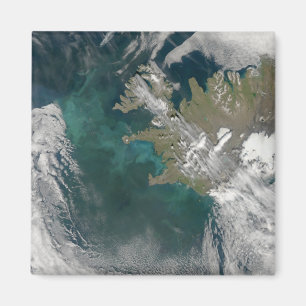 Aimant Fleur de phytoplancton dans l'océan Atlantique