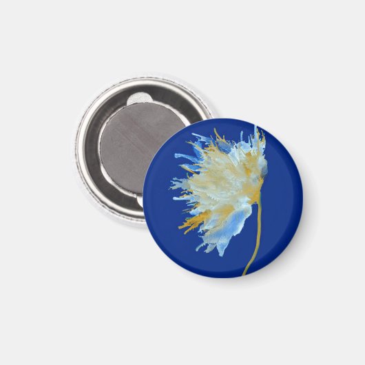 Aimant Fleur de plume (Recto/Verso)