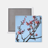 Aimant Fleur de prune : Japon (Recto/Verso)