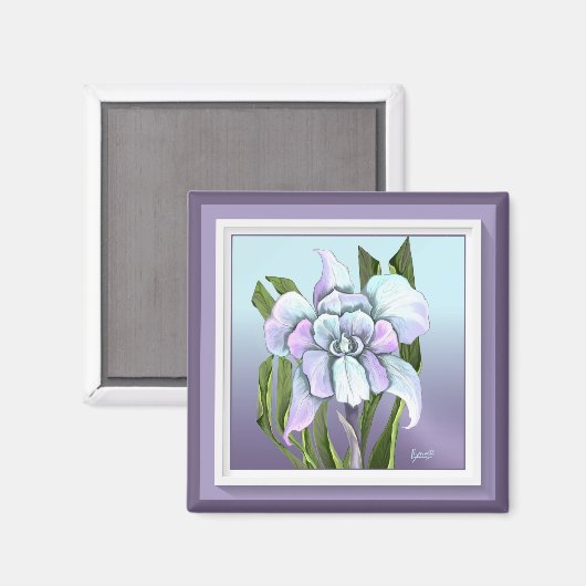 Aimant fleur de Smeraldo (Recto/Verso)