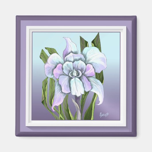 Aimant fleur de Smeraldo (Devant)