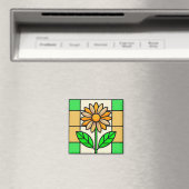 Aimant Fleur de verre tendu (In Situ (Lave-vaisselle))