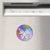 Aimant Fleur de vie / Blume des Lebens - papillon (In Situ (Lave-vaisselle))