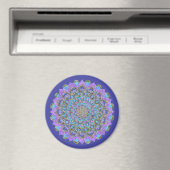 Aimant Fleur de Vie - Mandala de style indien 2 (In Situ (Lave-vaisselle))