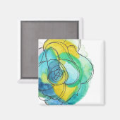 Aimant fleur d'eau (Recto/Verso)