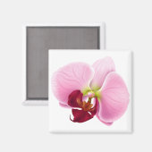 Aimant fleur d'orchidée (Recto/Verso)