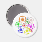 Aimant Fleur en panne (Recto/Verso)