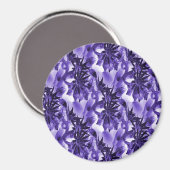 Aimant Fleur en violet... (Recto/Verso)