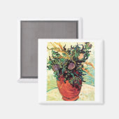 Aimant Fleur et chardons Van Gogh Art (Recto/Verso)