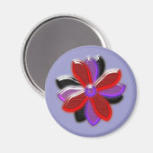 Aimant Fleur Faisant Brillant (Recto/Verso)