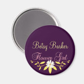 Aimant Fleur fille (Recto/Verso)