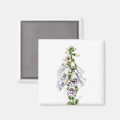 Aimant Fleur Foxglove (Recto/Verso)