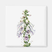 Aimant Fleur Foxglove (Devant)