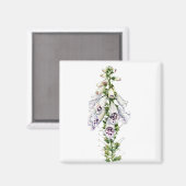 Aimant Fleur Foxglove (Recto/Verso)