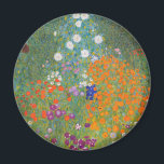 Aimant fleur jardin klimt gustav cottage<br><div class="desc">Une oeuvre d'art classique de Gustav Klimt,  Cottage Garden,  Bauergarten,  1907,  est un gros plan d'un jardin fleuri,  une peinture florale colorée.</div>