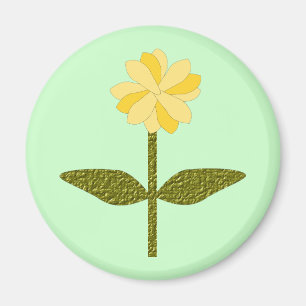 Aimant Fleur Jaune