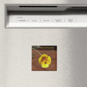 Aimant Fleur Jaune (In Situ (Lave-vaisselle))