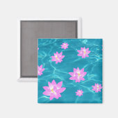 Aimant Fleur Lotus (Recto/Verso)