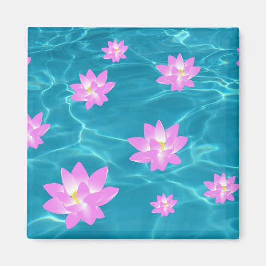 Aimant Fleur Lotus (Devant)