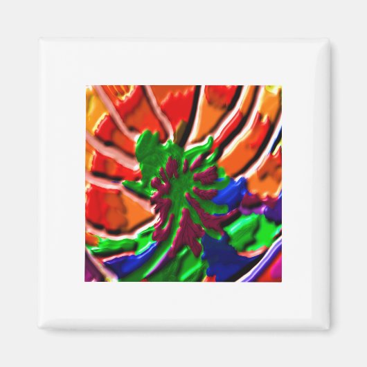 Aimant Fleur Lotus - Guérison électrique (Devant)