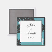 Aimant Fleur Papier Faveur (Recto/Verso)