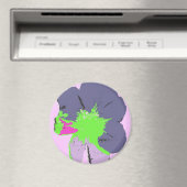 Aimant Fleur PopArt/Splash couleur (In Situ (Lave-vaisselle))