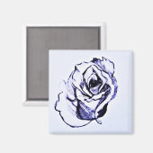 Aimant Fleur rose (Recto/Verso)