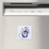 Aimant Fleur rose (In Situ (Lave-vaisselle))