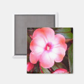 Aimant Fleur rose (Recto/Verso)