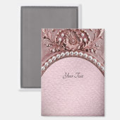 Aimant Fleur Rose (Recto/Verso)
