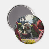 Aimant Fleur rose, Insel Mainau, Bavière flowe (Recto/Verso)