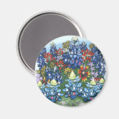 Aimant Fleur sauvage (Recto/Verso)