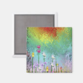 Aimant Fleur sauvage (Recto/Verso)