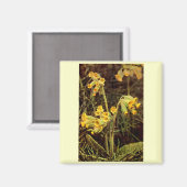 Aimant Fleur sauvage : Cowslip (Recto/Verso)